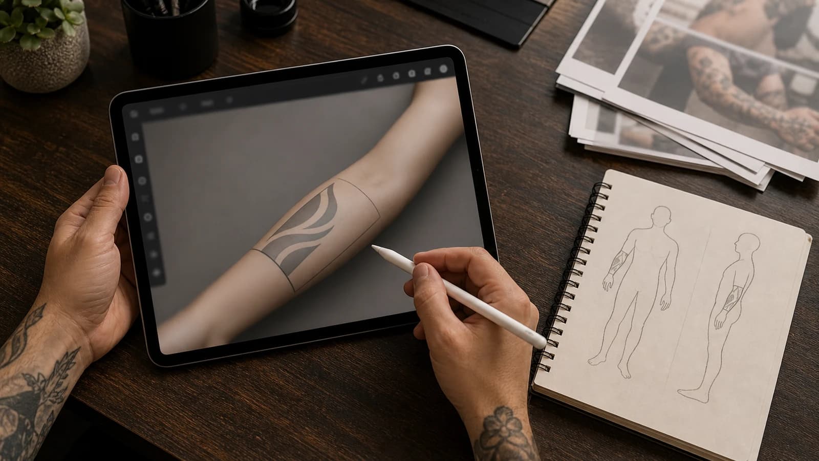 Procreate 3D Tattoo Models for Placement Previews