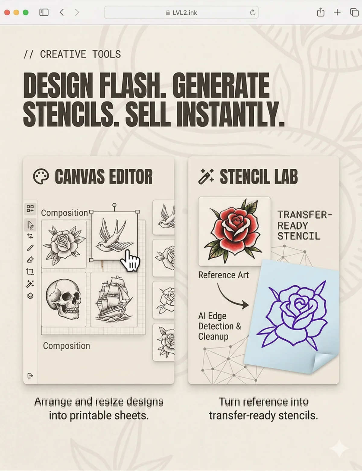 Procreate 3D Tattoo Models for Placement Previews